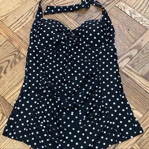 Black & White One Piece Swimsuit